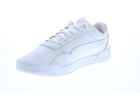 Puma C-Skate L 36877901 Mens White Leather Lace Up Lifestyle Sneakers Shoes