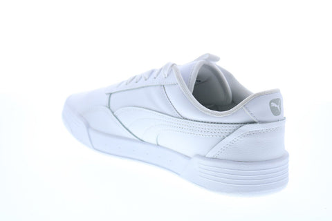 Puma C-Skate L 36877901 Mens White Leather Lace Up Lifestyle Sneakers Shoes