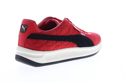 Puma Gv Special Lux 36928101 Mens Red Suede Lace Up Low Top Sneakers Shoes