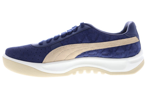 Puma GV Special Lux 36928102 Mens Blue Suede Low Top Lace Up Sneakers Shoes