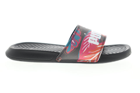Puma Popcat Flower Power 36942301 Womens Black Sandals Slip On Slides Shoes