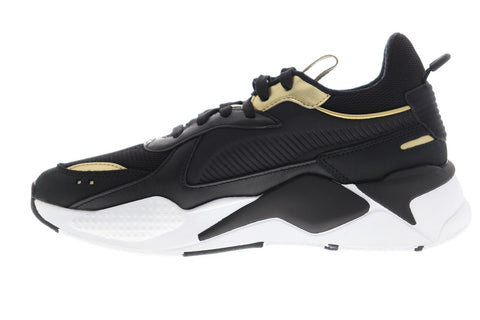 Puma RS-X Trophy 36945101 Mens Black Mesh Low Top Lifestyle Sneakers Shoes