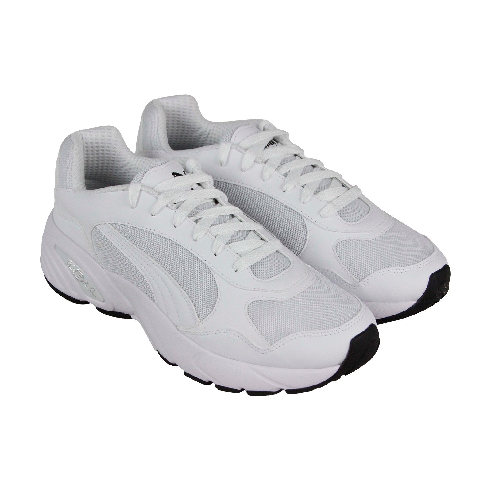 Puma Cell Viper 36950504 Mens White Leather Lace Up Lifestyle