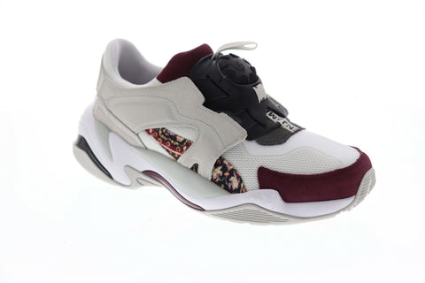 Puma Thunder Disc Les Benjamin Mens White Mesh Casual Lifestyle Sneakers Shoes
