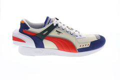 Puma Rs-1 Ader Error Mens Beige Mesh & Suede Low Top Lace Up Sneakers Shoes