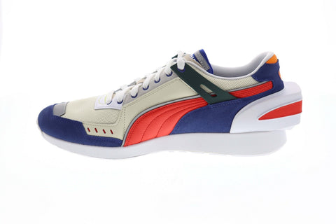 Puma Rs-1 Ader Error Mens Beige Mesh & Suede Low Top Lace Up Sneakers Shoes