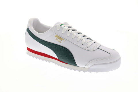 Puma Roma Classic VTG 36956903 Mens White Leather Lifestyle Sneakers Shoes