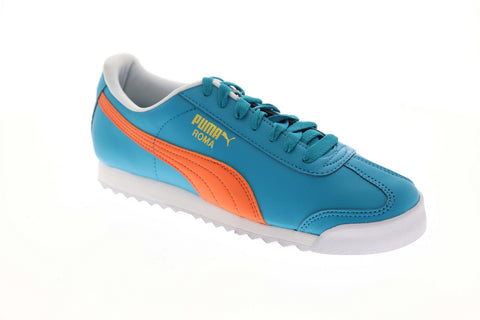 Puma Roma Basic + 36957103 Mens Blue Classic Lace Up Lifestyle Sneakers Shoes