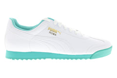 Puma Roma Basic + 36957105 Mens White Leather Low Top Sneakers Shoes