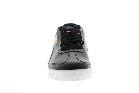 Puma Roma Basic + 36957110 Mens Black Leather Lace Up Low Top Sneakers Shoes