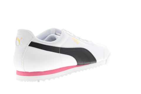 Puma Roma Basic + 36957114 Mens White Leather Low Top Lifestyle Sneakers Shoes