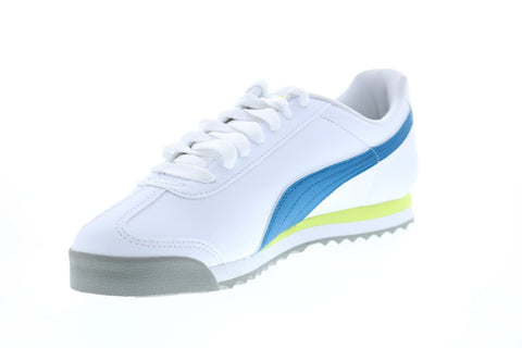Puma Roma Basic + 36957116 Mens White Leather Lifestyle Sneakers Shoes
