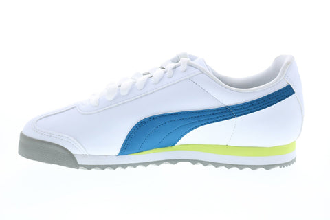 Puma Roma Basic + 36957116 Mens White Leather Lifestyle Sneakers Shoes