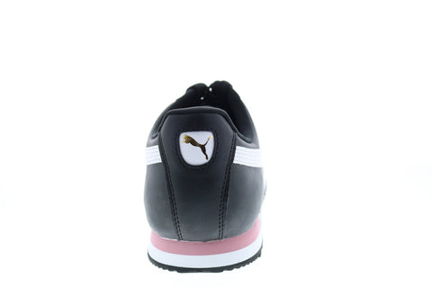 Puma Roma Basic + 36957120 Mens Black Leather Lifestyle Sneakers Shoes