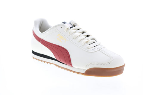 Puma Roma Basic+ 36957132 Mens White Synthetic Lifestyle Sneakers Shoes