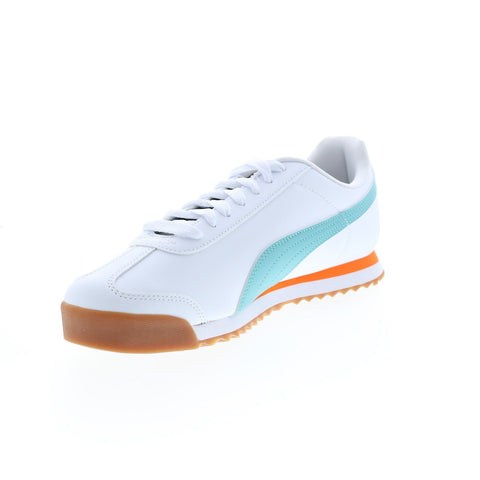 Puma Roma Basic + 36957136 Mens White Leather Lifestyle Sneakers Shoes