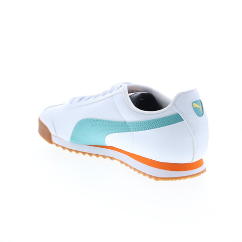 Puma Roma Basic + 36957136 Mens White Leather Lifestyle Sneakers Shoes