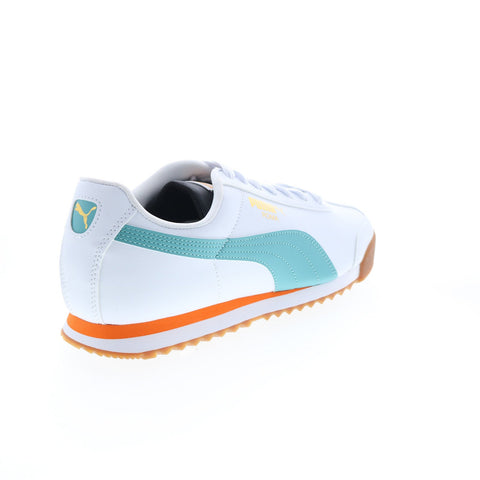 Puma Roma Basic + 36957136 Mens White Leather Lifestyle Sneakers Shoes