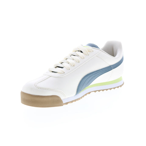 Puma Roma Basic + 36957138 Mens Beige Leather Lifestyle Sneakers Shoes