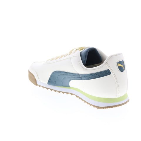 Puma Roma Basic + 36957138 Mens Beige Leather Lifestyle Sneakers Shoes