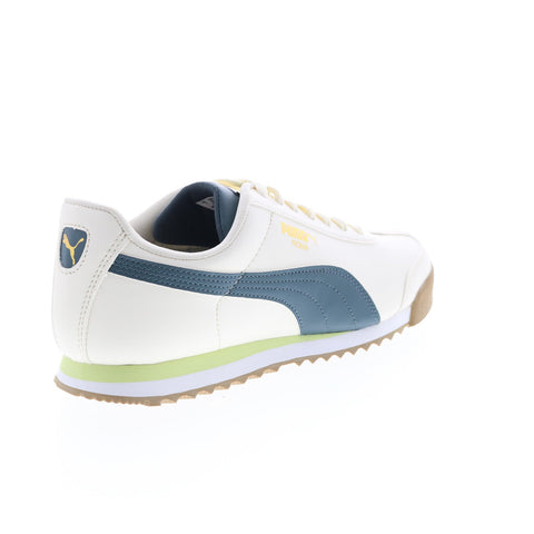 Puma Roma Basic + 36957138 Mens Beige Leather Lifestyle Sneakers Shoes