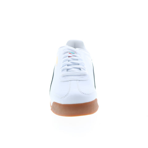 Puma Roma Basic + 36957140 Mens White Leather Lifestyle Sneakers Shoes