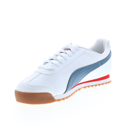 Puma Roma Basic + 36957140 Mens White Leather Lifestyle Sneakers Shoes