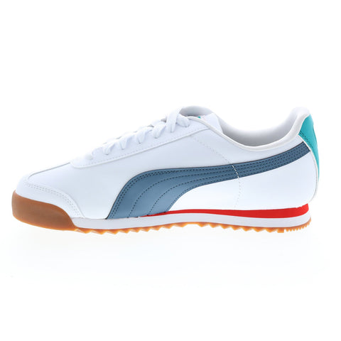 Puma Roma Basic + 36957140 Mens White Leather Lifestyle Sneakers Shoes