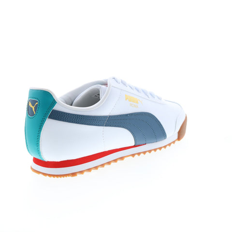 Puma Roma Basic + 36957140 Mens White Leather Lifestyle Sneakers Shoes