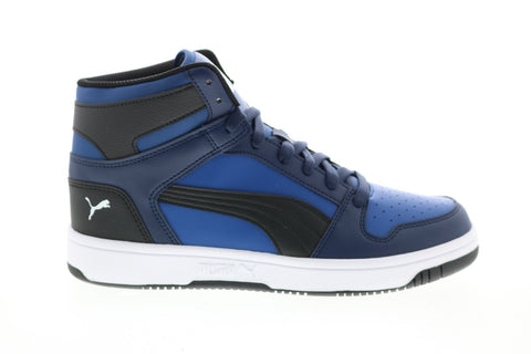 Puma Rebound LayUp SL 36957322 Mens Blue Synthetic Basketball Inspired Sneakers Shoes