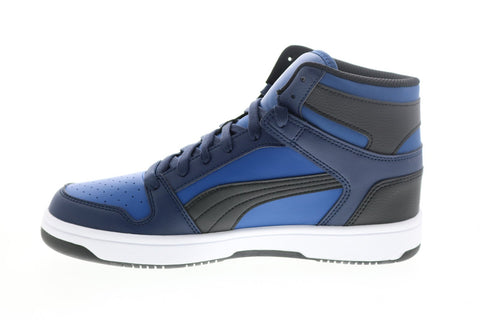 Puma Rebound LayUp SL 36957322 Mens Blue Synthetic Basketball Inspired Sneakers Shoes