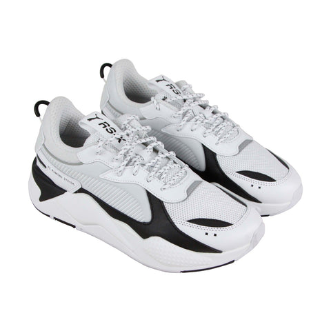 Puma Rs-X Core 36966601 Mens White Mesh Leather Casual Low Top Sneakers Shoes