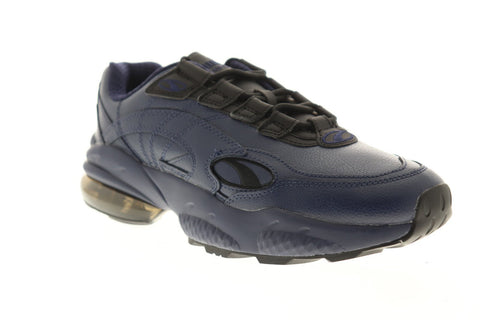Puma Cell Venom Front Dupla Mens Blue Leather Low Top Sneakers Shoes