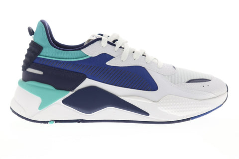 Puma RS-X Hard Drive 36981802 Mens White Mesh Lace Up Low Top Sneakers Shoes