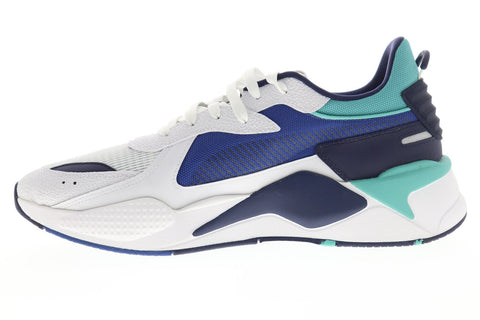 Puma RS-X Hard Drive 36981802 Mens White Mesh Lace Up Low Top Sneakers Shoes