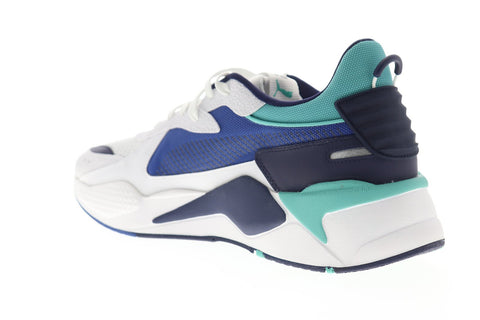 Puma RS-X Hard Drive 36981802 Mens White Mesh Lace Up Low Top Sneakers Shoes