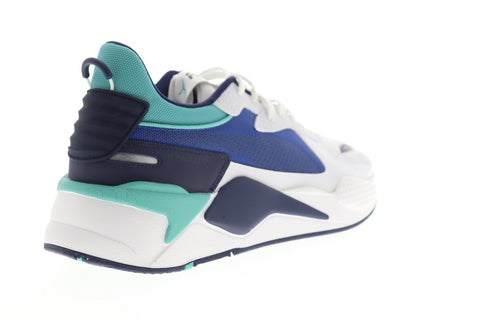 Puma RS-X Hard Drive 36981802 Mens White Mesh Lace Up Low Top Sneakers Shoes