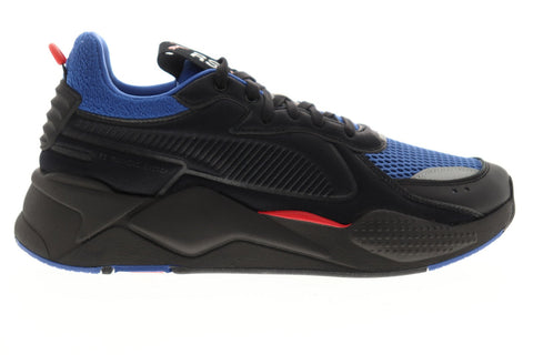 Puma Rs-X Softcase 36981905 Mens Black Mesh Lace Up Low Top Sneakers Shoes