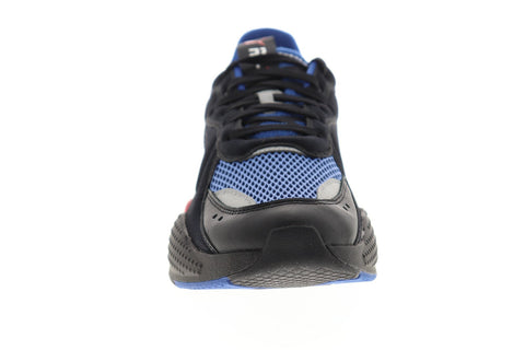 Puma Rs-X Softcase 36981905 Mens Black Mesh Lace Up Low Top Sneakers Shoes