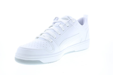 Puma Rebound Layup LO SL 36986603 Mens White Basketball Inspired Sneakers Shoes