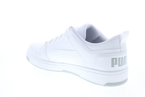 Puma Rebound Layup LO SL 36986603 Mens White Basketball Inspired Sneakers Shoes