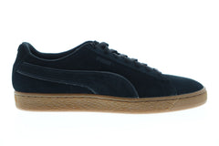 Puma Suede Classic Winter 36988501 Mens Black Suede Low Top Sneakers Shoes