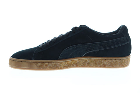 Puma Suede Classic Winter 36988501 Mens Black Suede Low Top Sneakers Shoes