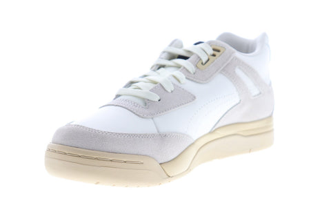 Puma Palace Guard Rhude 37001701 Mens White Suede Lace Up Low Top Sneakers Shoes