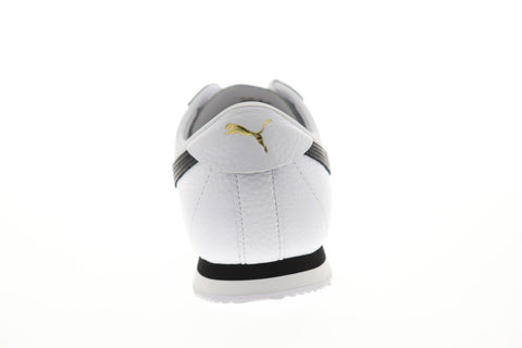 Puma Roma 68 Vintage Mens White Leather Low Top Lace Up Sneakers Shoes