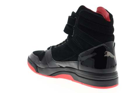 Puma Palace Guard Mid Red Carpet Mens Suede High Top Sneakers Shoes