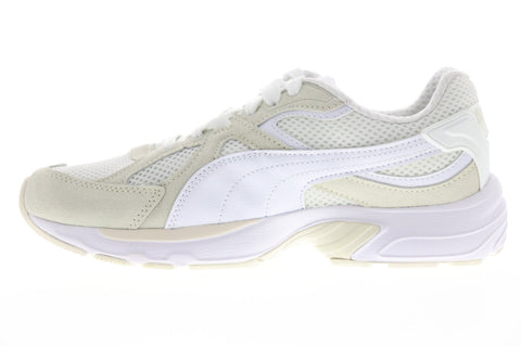 Puma Axis Plus SD 37028601 Mens White Mesh Athletic Running Shoes 