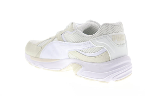 Puma Axis Plus SD 37028601 Mens White Mesh Athletic Running Shoes 