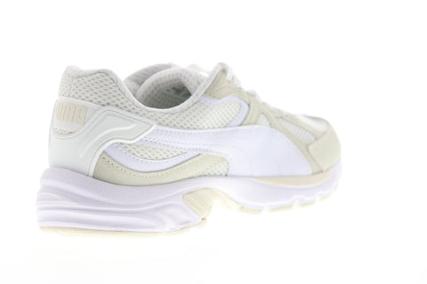 Puma Axis Plus SD 37028601 Mens White Mesh Athletic Running Shoes 