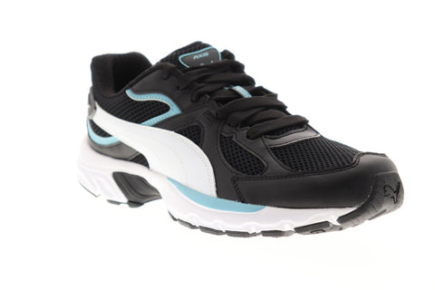 Puma Axis Plus 90S 37028715 Mens Black Mesh Athletic Running Shoes 